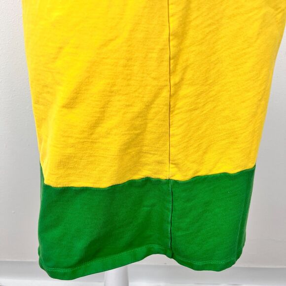 Every Body Every Wear Shirt Dress Women Large Yellow Collared Short Sleeve ALine - Picture 13 of 13